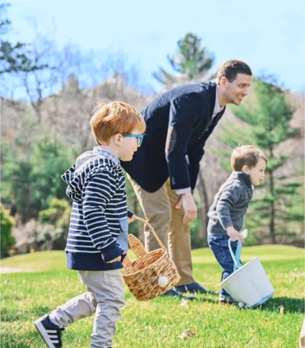Easter Egg Roll and Hunt event at The Preserve Resort & Spa.