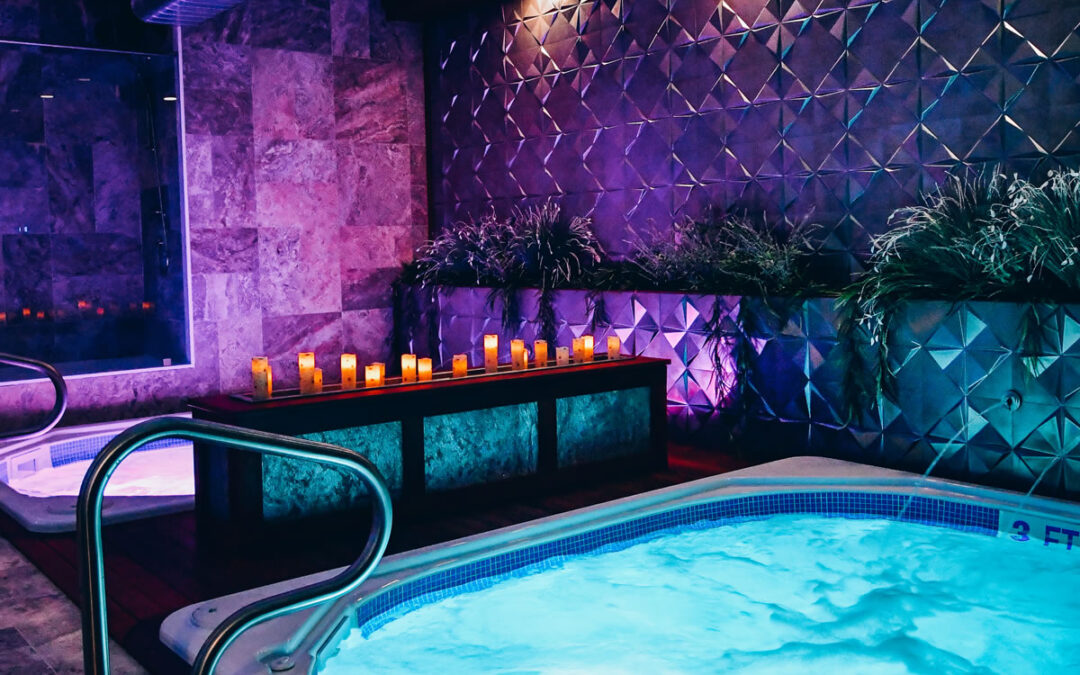 Hilltop Spa After Dark